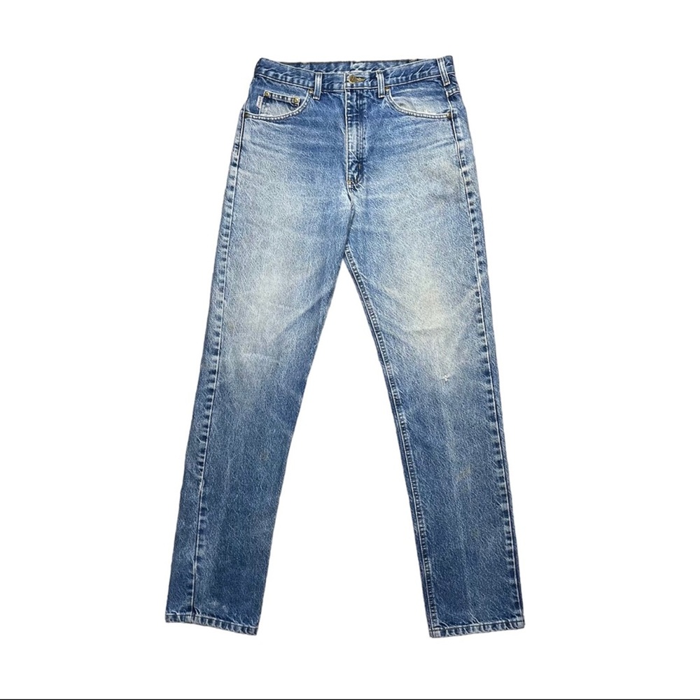 Vintage Carhartt Men’s Slim Straight Leg Workwear Jeans - 34 x 34 (32 x 33)